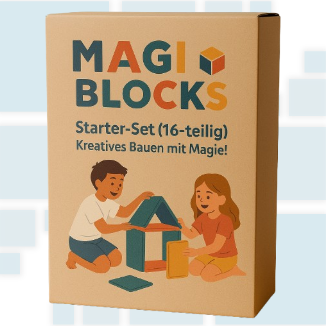 🏡 Kit Maison Modulaire Magnétique – Panneaux Créatifs pour Enfants (16 pièces)