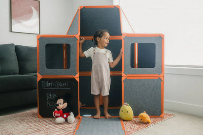 🏡 Kit Maison Modulaire Magnétique – Panneaux Créatifs pour Enfants (16 pièces)